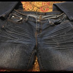 Twenty One Black 7/8R Jeans Straight  Leg